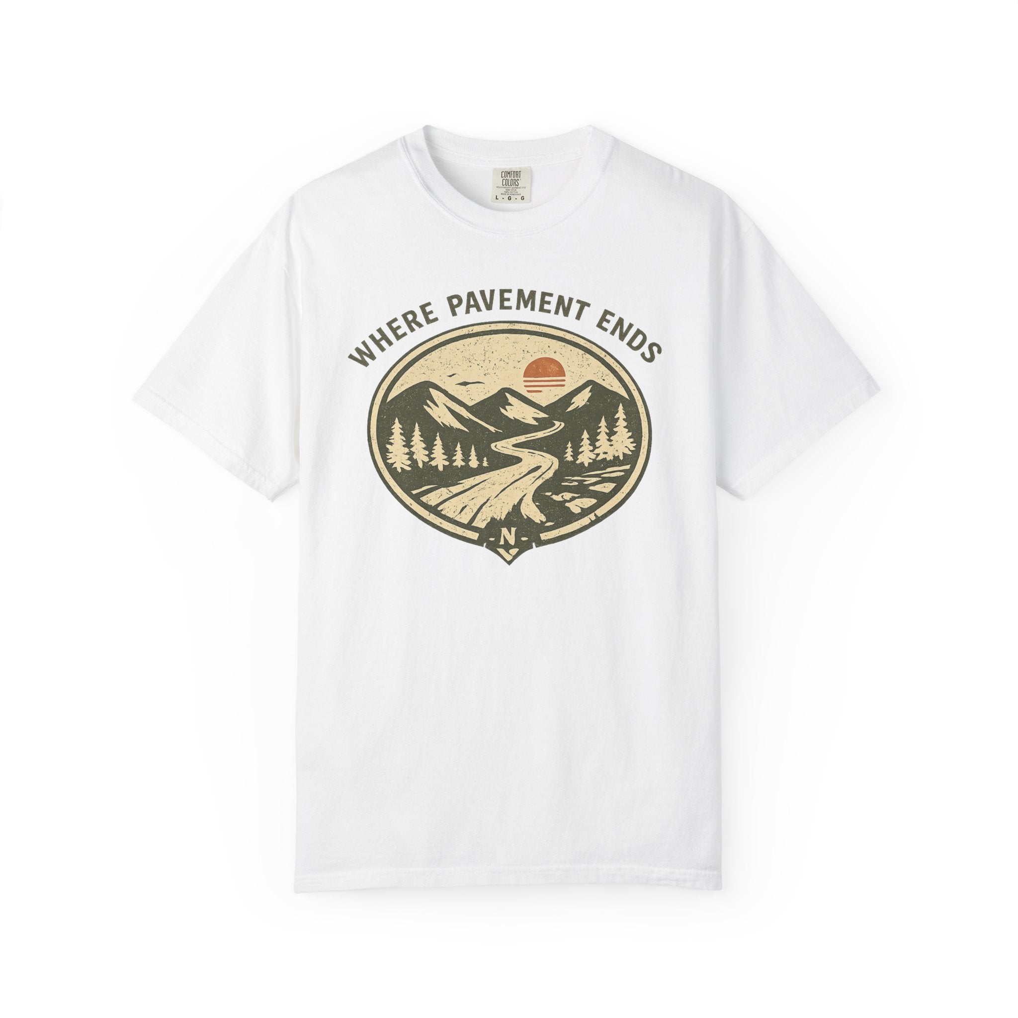 Where Pavement Ends Vintage Tee Printify