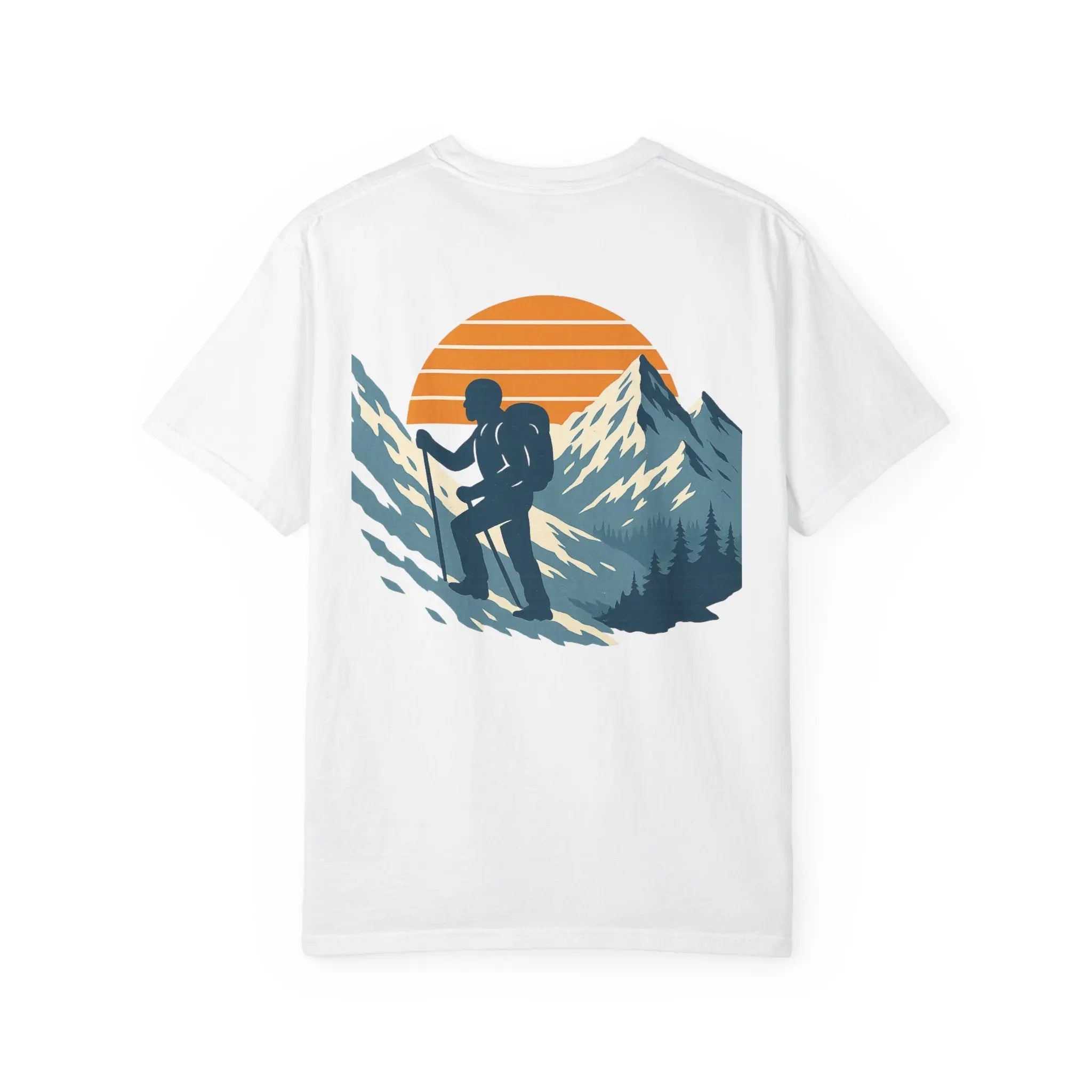 Retro Mountaineering Graphic Tee - Dad Lore Patch Printify