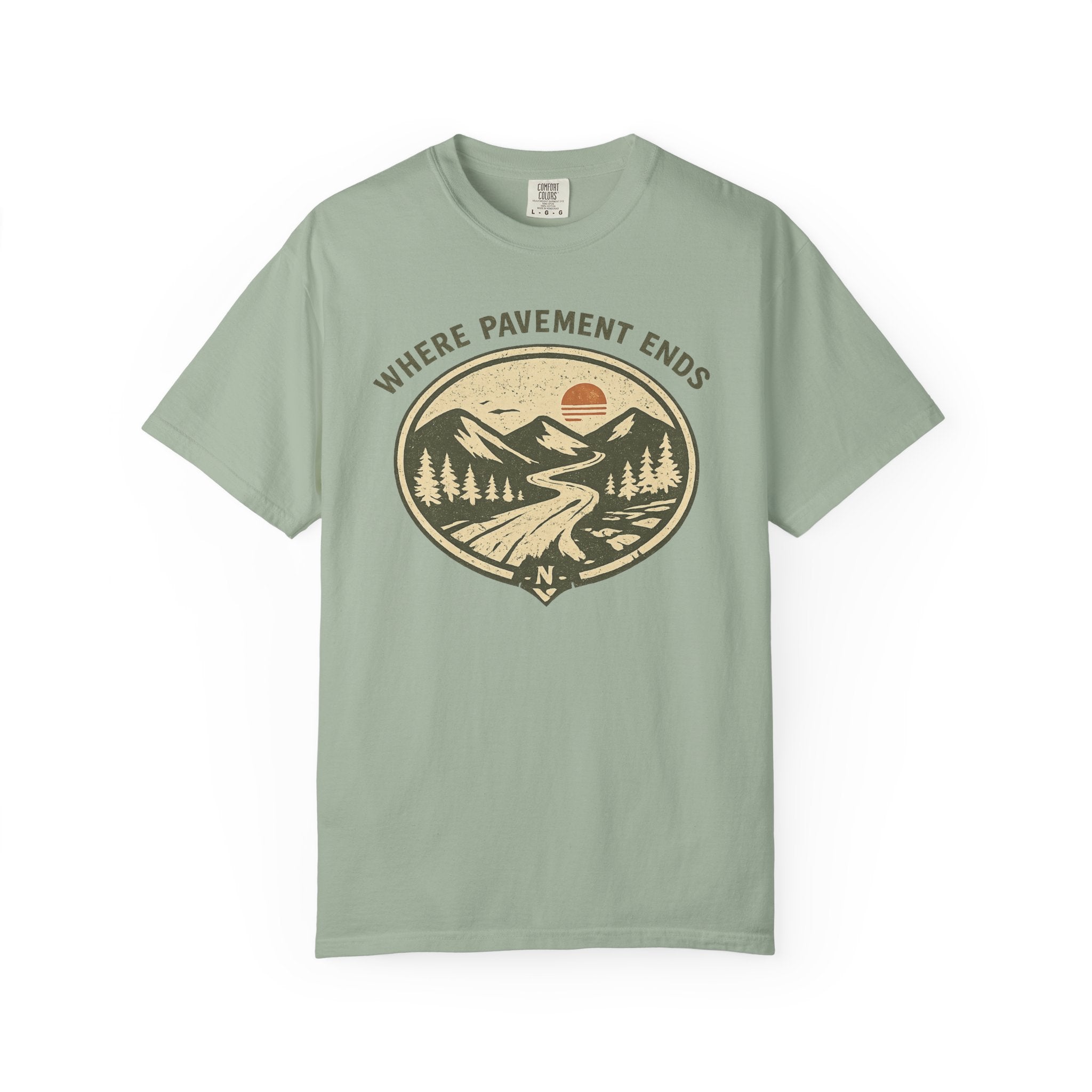 Where Pavement Ends Vintage Tee Printify