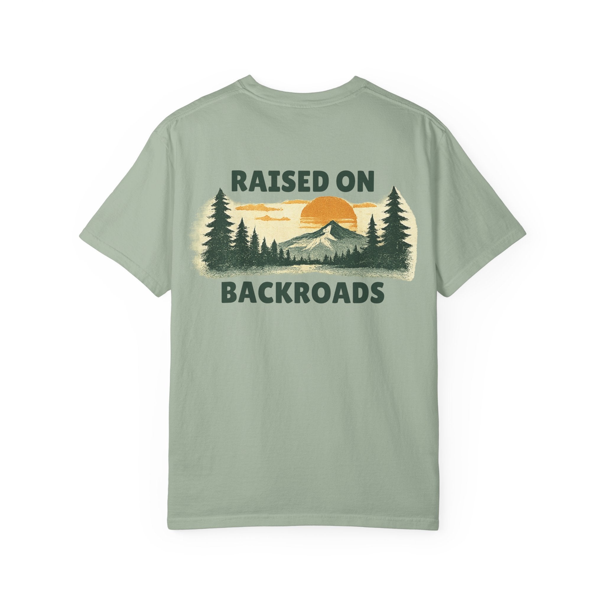 Raised on Back Roads Vintage Tee Printify