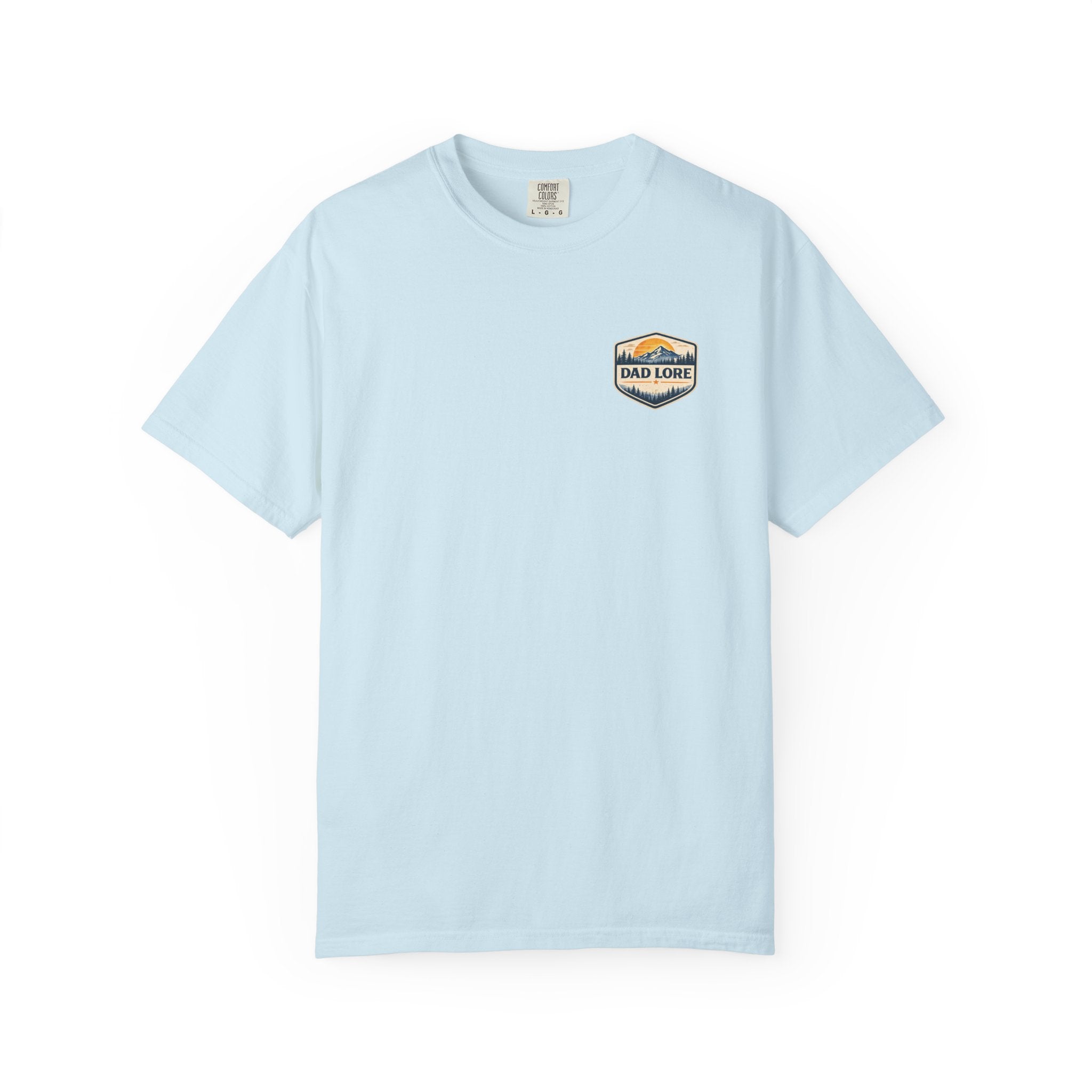 Retro Ice Fishing Graphic Tee - Dad Lore Patch Printify