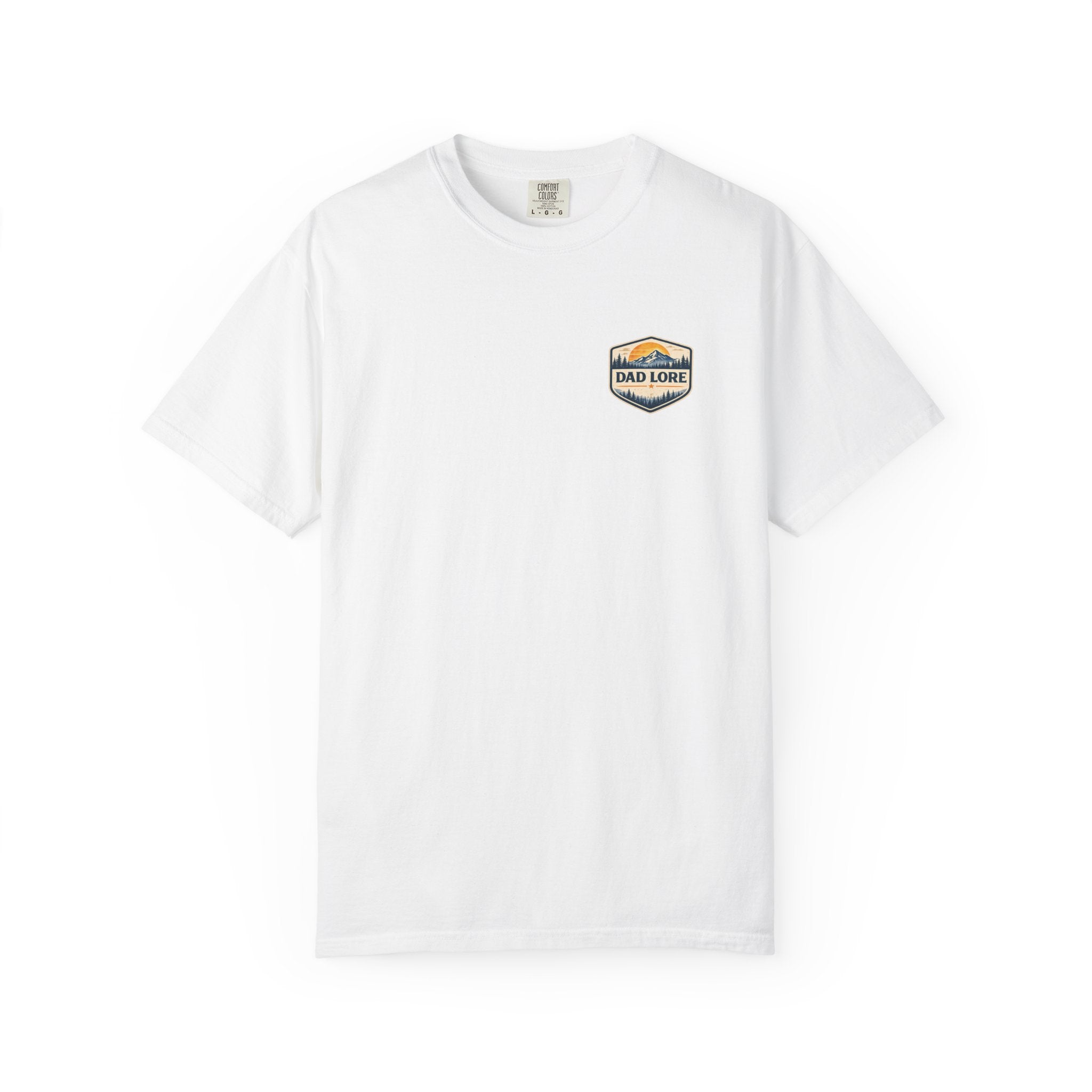 Retro Skier Graphic Tee - Dad Lore Patch Printify