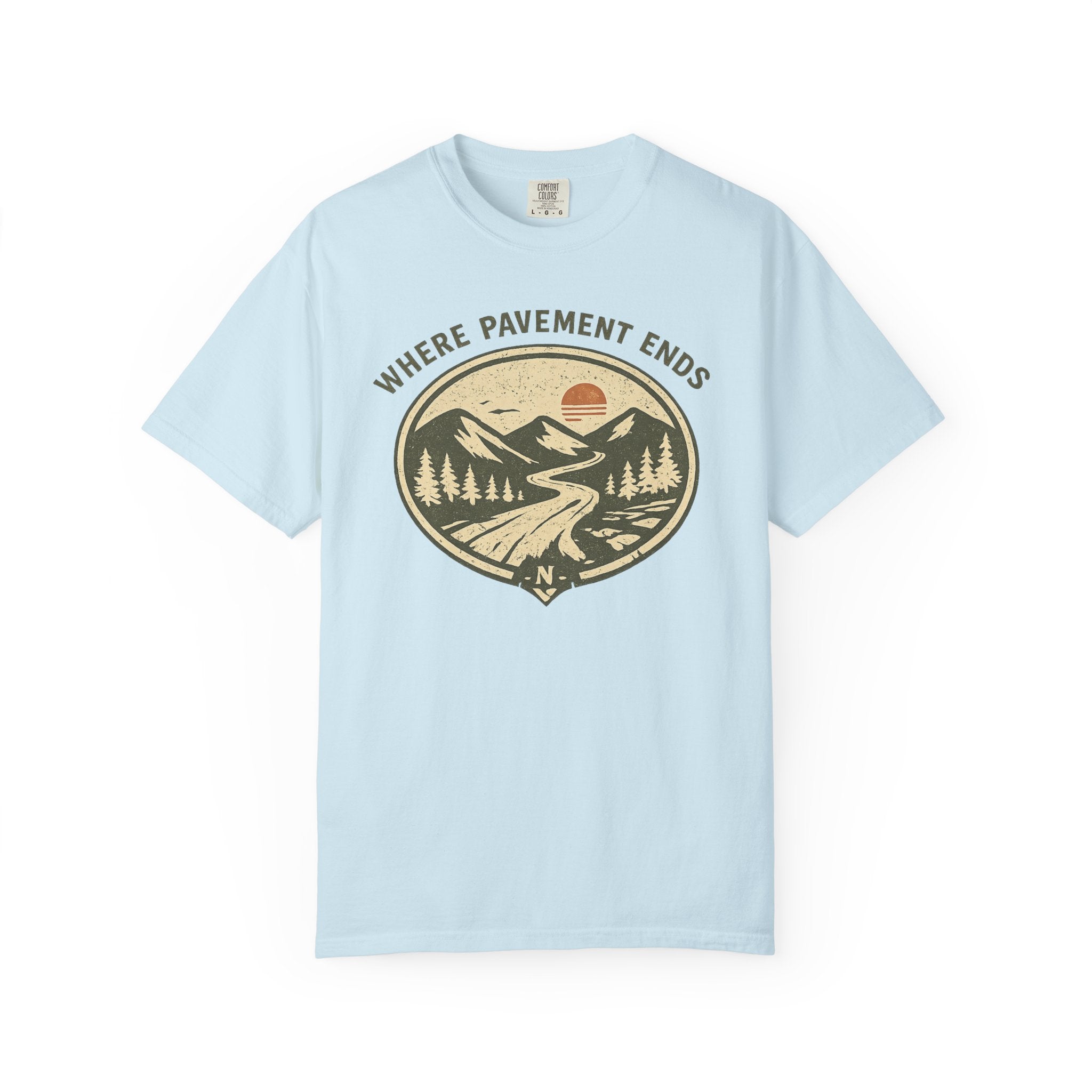 Where Pavement Ends Vintage Tee Printify
