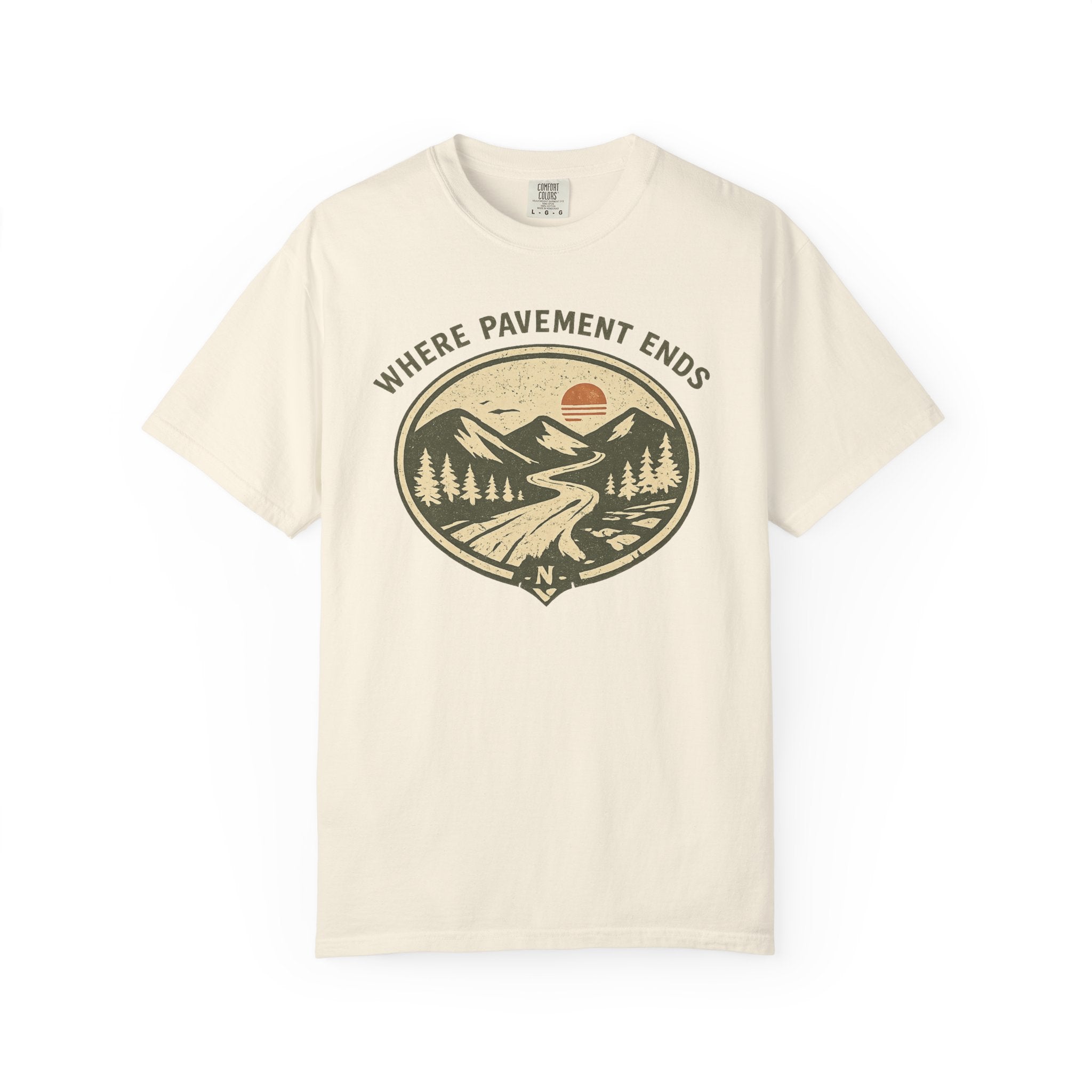 Where Pavement Ends Vintage Tee Printify