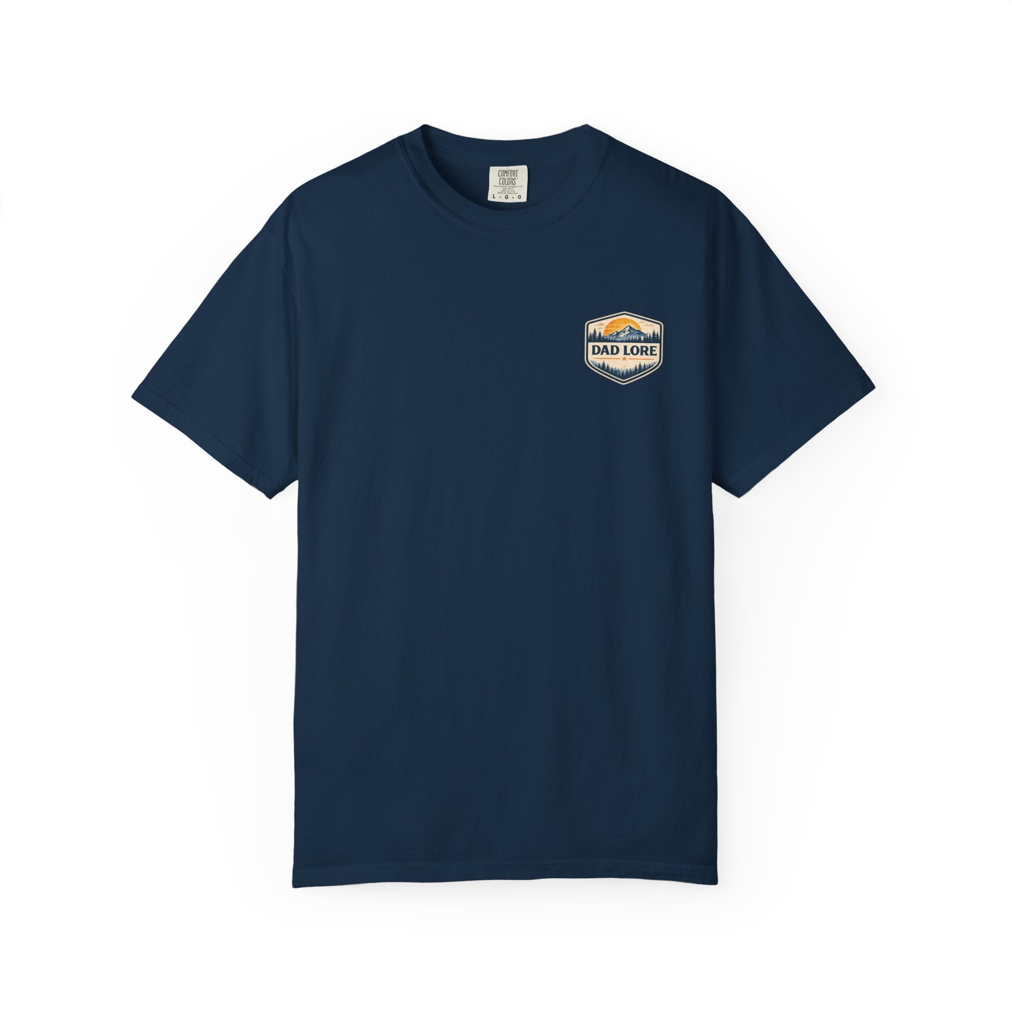 Retro Snowmobile Graphic Tee - Dad Lore Patch Printify
