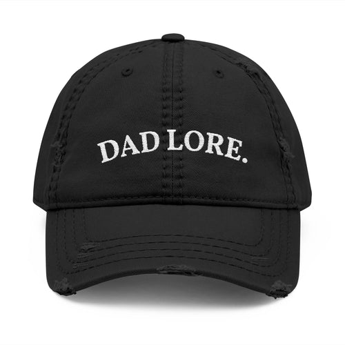 Distressed Embroidered Dad Lore Hat Printify