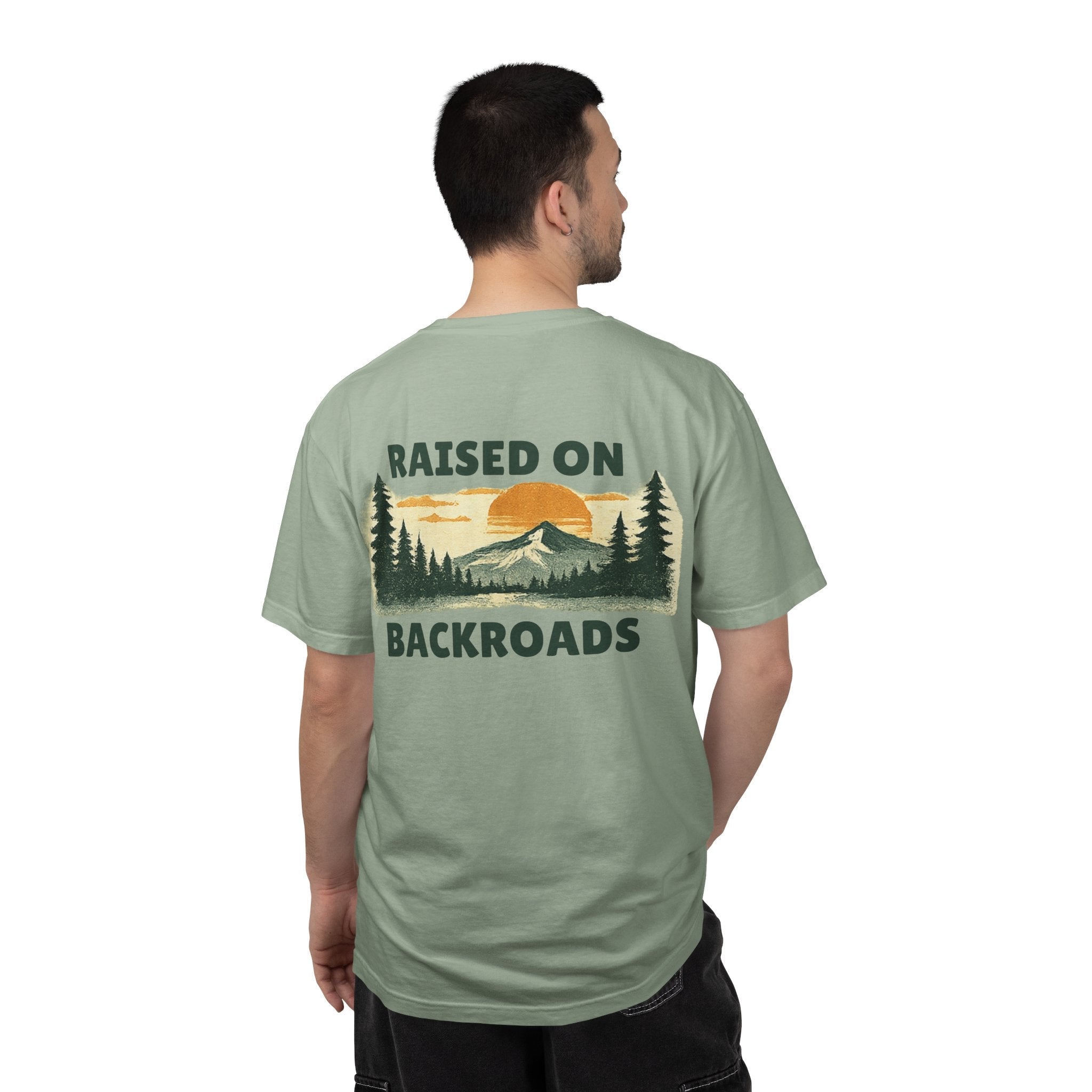 Raised on Back Roads Vintage Tee Printify